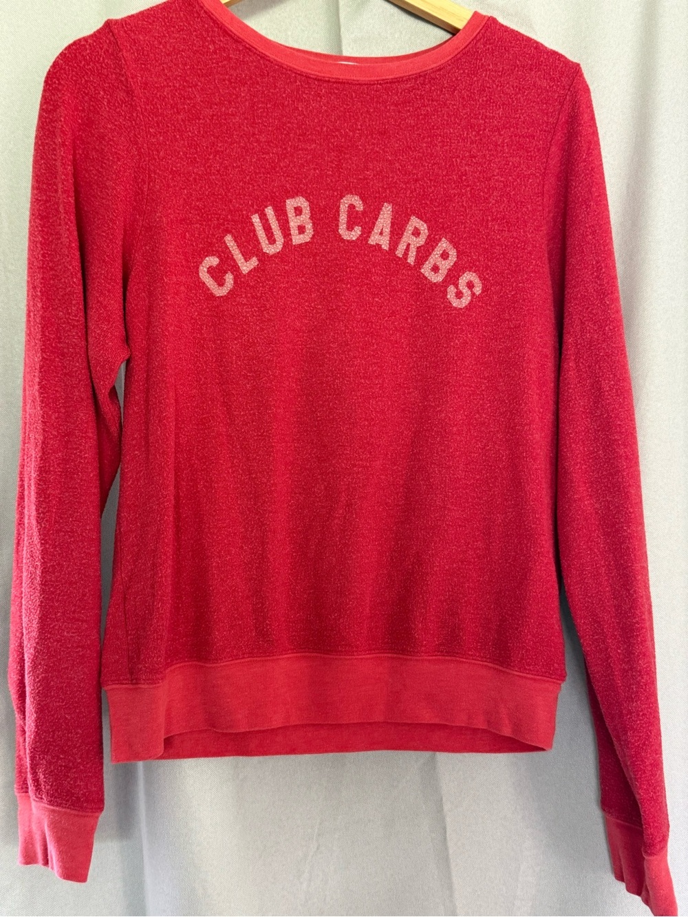 Wildfox Coral Red Crewneck Sweatshirt